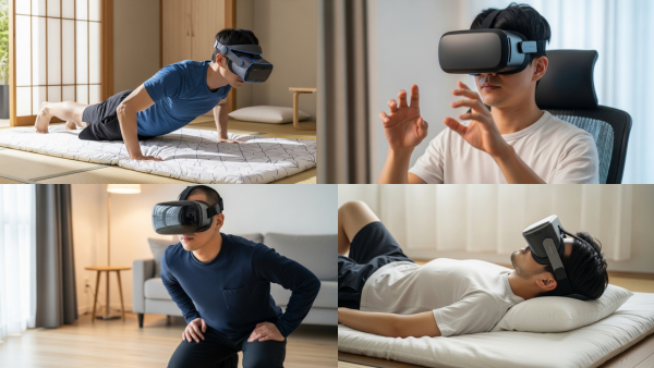 VR作品の体位に合わせたおすすめの視聴姿勢